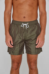 SISLEY – Maillot De Bain Polyamide Coupe Droite – Homme – Kaki