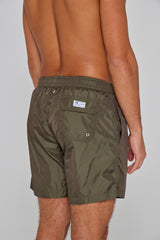 SISLEY – Maillot De Bain Polyamide Coupe Droite – Homme – Kaki