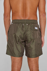 SISLEY – Maillot De Bain Polyamide Coupe Droite – Homme – Kaki