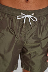 SISLEY – Maillot De Bain Polyamide Coupe Droite – Homme – Kaki