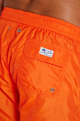 SISLEY – Maillot De Bain Polyamide Coupe Droite – Homme – Orange