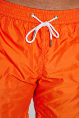 SISLEY – Maillot De Bain Polyamide Coupe Droite – Homme – Orange