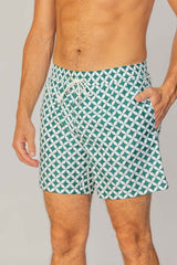 OTMAN – Straight cut cotton Bermuda shorts – Men – Khaki