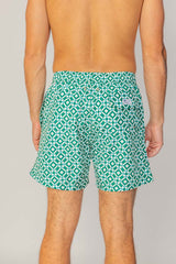 OTMAN – Straight cut cotton Bermuda shorts – Men – Khaki