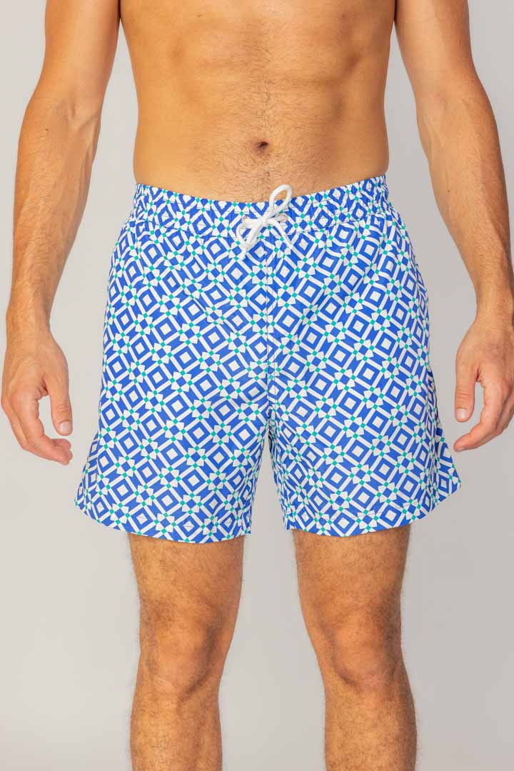 OTMAN – Straight cut cotton Bermuda shorts – Men – Khaki