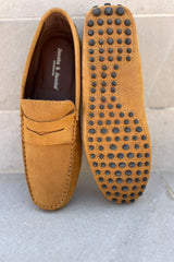 BONIFACIO – Nubuck Bride Loafers – Men – Suede