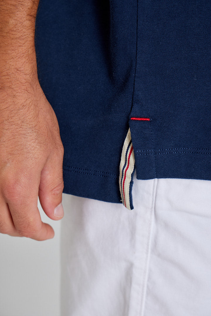 BARCLAY – Long-sleeved linen shirt, straight cut – Men’s – Havana