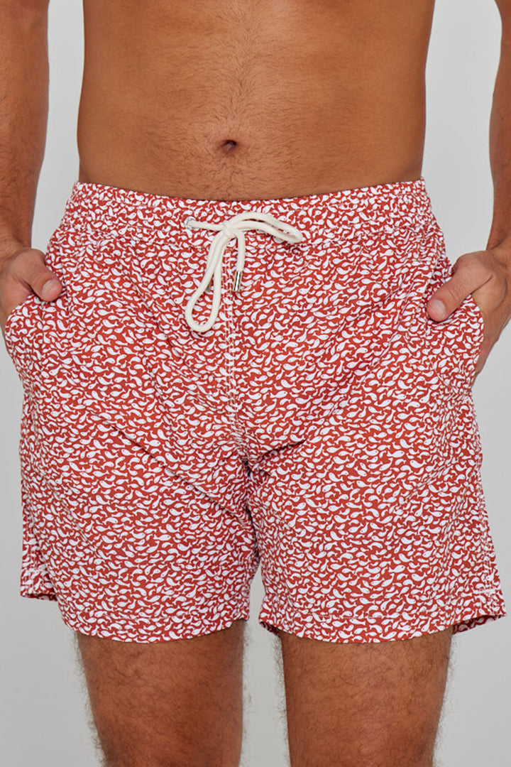 OTMAN – Straight cut cotton Bermuda shorts – Men – Khaki