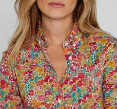 LOUISE – Liberty Shirt Long Sleeves Slim Fit – Women – Margaret Annie 037A