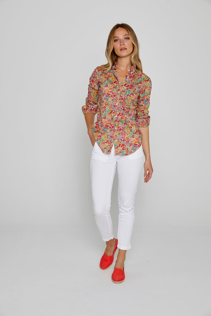LOUISE – Liberty Shirt Long Sleeves Slim Fit – Women – Margaret Annie 037A