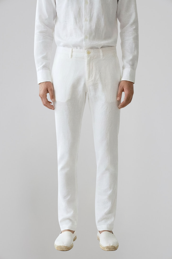 RIVIERA – Cotton Lyocel Elastane Pants – Women – Beige