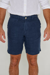 OTMAN – Straight cut cotton Bermuda shorts – Men – Khaki