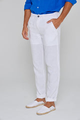 RIVIERA – Cotton Lyocel Elastane Pants – Women – Beige