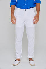 RIVIERA – Cotton Lyocel Elastane Pants – Women – Beige