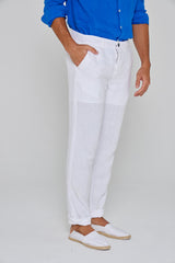 RIVIERA – Cotton Lyocel Elastane Pants – Women – Beige